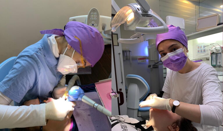Behandlung in der Zahnarztordination Dr. Christiane Stokreiter-Ebner